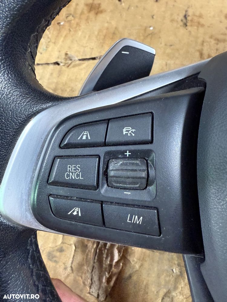 Volan piele cu airbag,comenzi si padele BMW X1 F48 facelift an 2021 stare f buna - 3