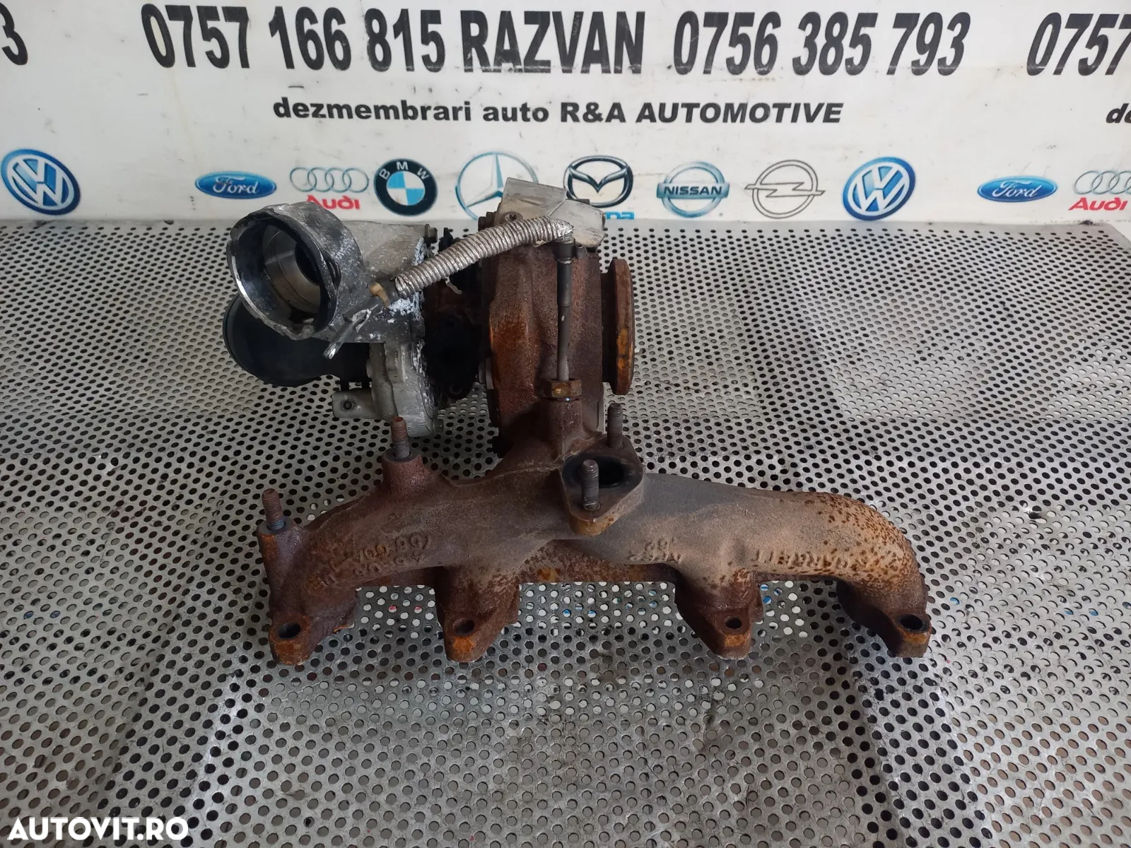 Turbo Turbina Vw Seat Skoda 2.0 Tdi BMP BMM An 2005-2006-2007-2008-2009-2010 Cod 03G Passat Golf Je - 3
