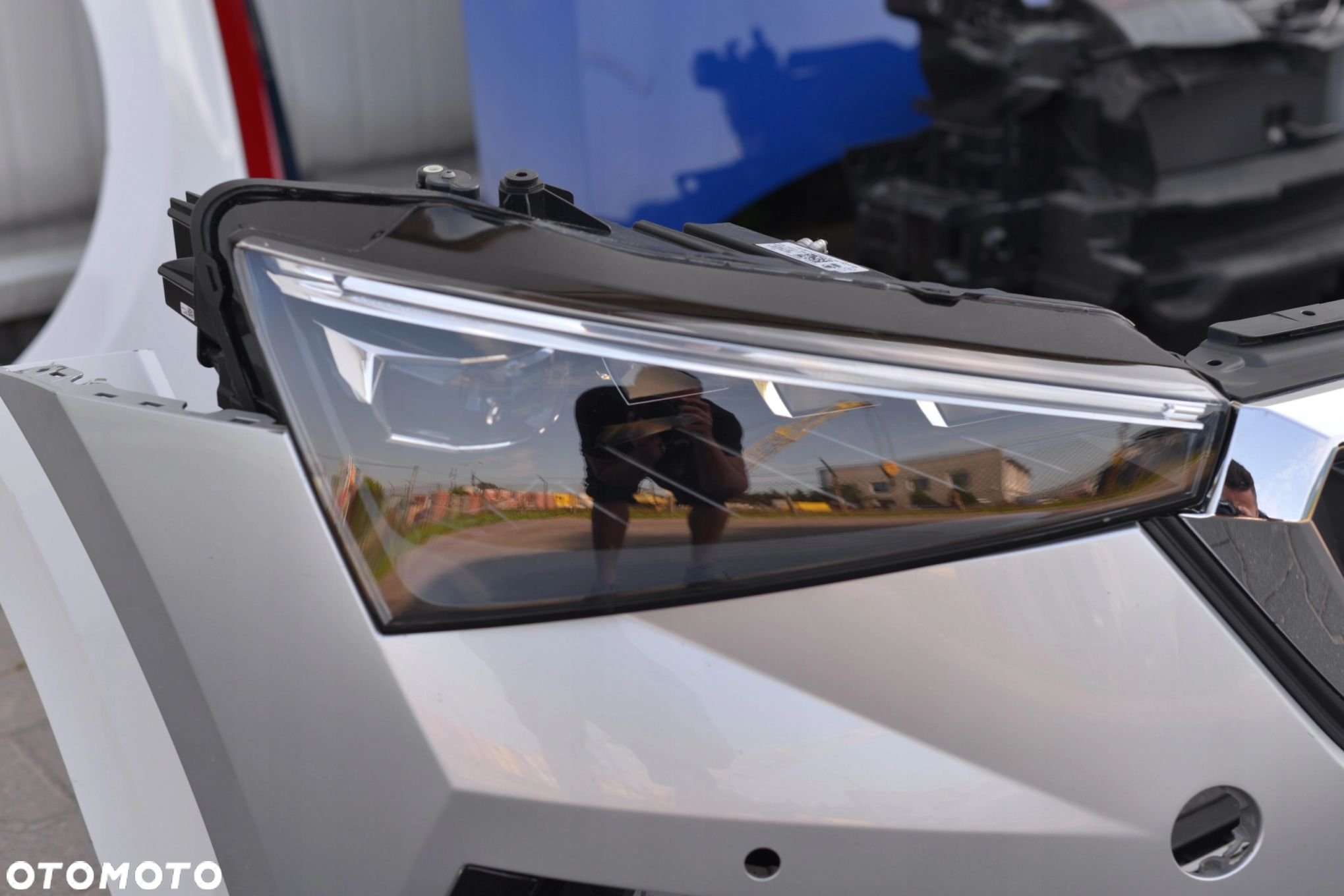 MASKA ZDERZAK GRILL BŁOTNIK LAMPA H7 XENON LED PAS BELKA SKODA SCALA - 11