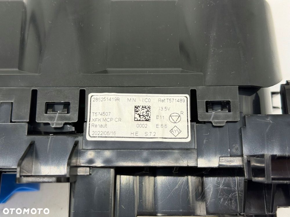 panel klimatyzacji renault kangoo iii iv 285251419r - 7