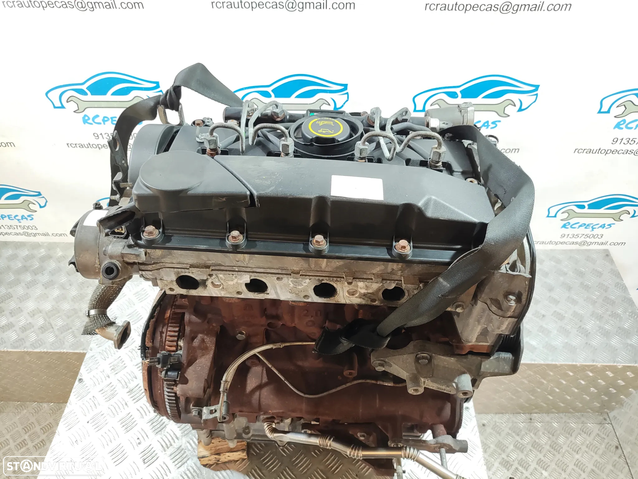 MOTOR COMPLETO 2.0 TDCI 16V 115CV D6BA FORD MONDEO III 3 MK3 MOTOR ARRANQUE ALTERNADOR BIMASSA COMPRESSOR AR CONDICIONADO BOMBA DIREÇÃO INJEÇÃO - 5