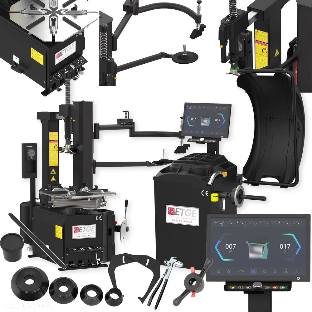 Profesjonalny Zestaw Wulkanizacyjny ETGE-530L BLACK + ETGE-908 BLACK LCD LASER - 8