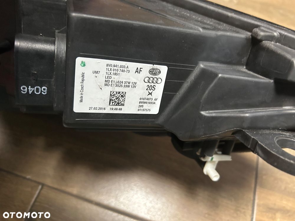 AUDI A3 8V LAMPA LEWA FULL LED 8V0941033AF IGLA ORG. - 3