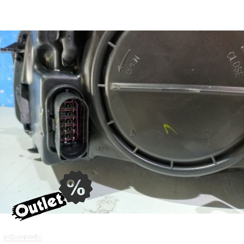 R012817C9 FAROL DIR FRENTE DRL VOLKSWAGEN VW GOLF VI 6 FUNDO PRETO - 3
