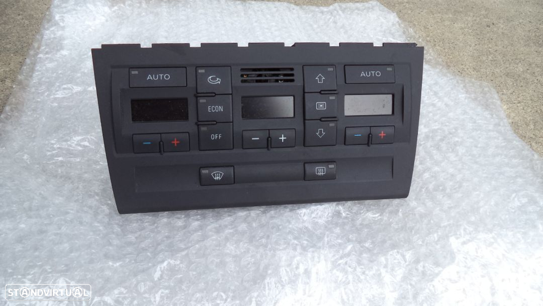 Climatronic  Audi A4 B6 , B7 .modulo para modelo1 Din e 2 DIN em bom estado. - 3