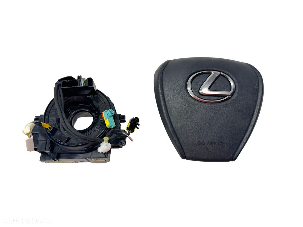 lexus es 300h vii air bag poduszka kierowcy kierownice taśma przełączn - 1