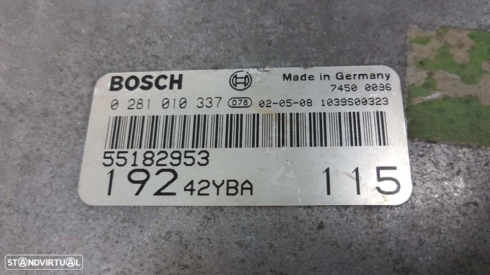 CENTRALINA DO MOTOR UCE FIAT STILO (192) 1.9 JTD / 1.9 JTD 115 ACTIVE - 2