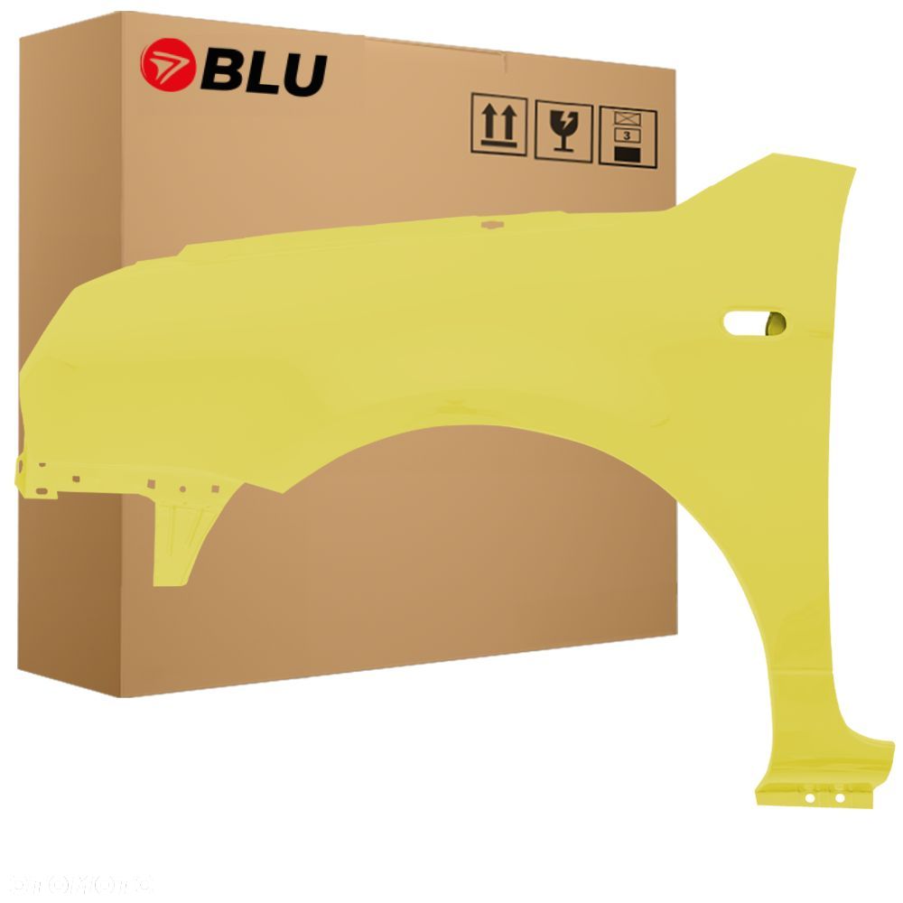 BLU Błotnik Volkswagen VW LUPO LD1B Lewy Przód Żółty 1998-2005 Gelb - 1