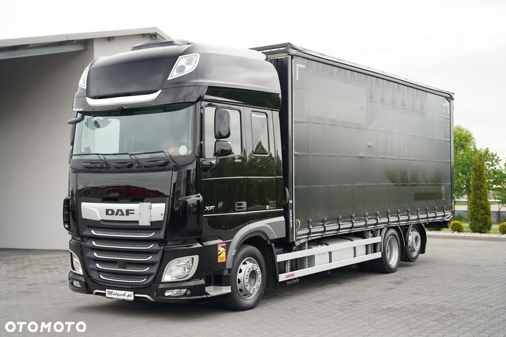 DAF XF 480 / FIRANKA 7,7 M / SSC / 6X2 / KLIMA POSTOJOWA / OŚ PODNOSZONA / - 2