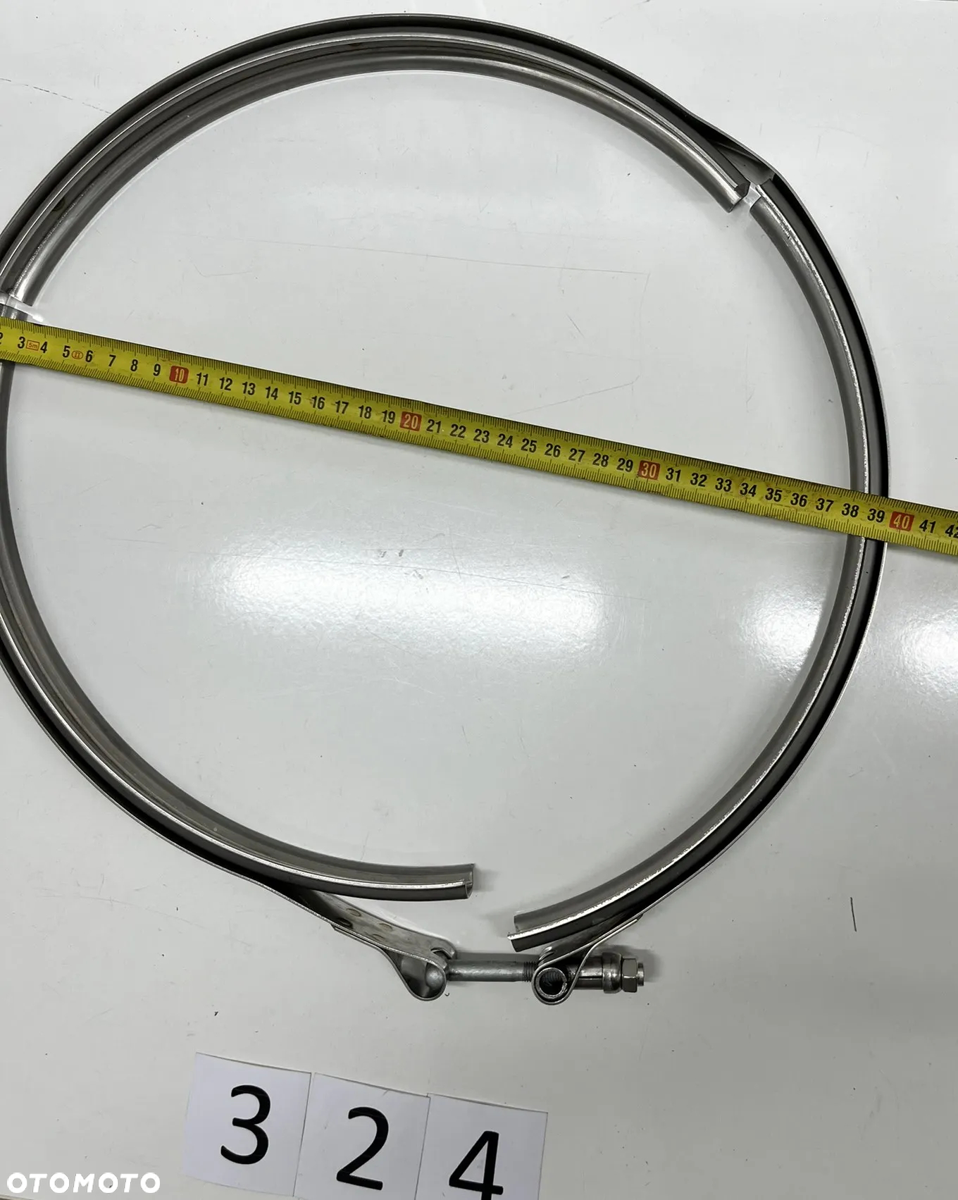 Obejma opaska filtra DPF duża 380 mm MAN TGX TGS  81974200184 - 2