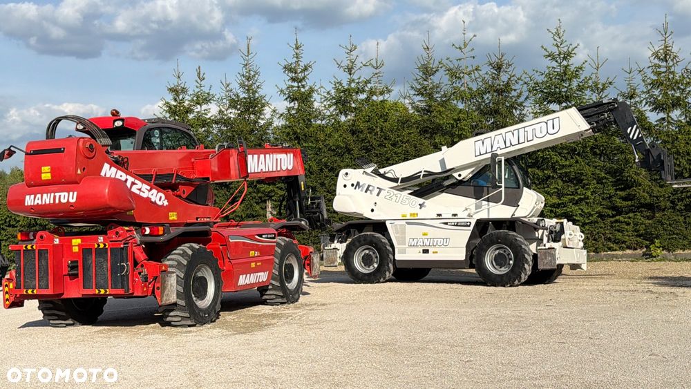Manitou Ładowarka teleskopowa Manitou Mrt 2150 + Privilage Roto obrotowa 360 Pilot sterowanie radiowe Kosz Widły 2016/17 1840 2550 2540 silnik Mercedes 2150+ Merlo - 7