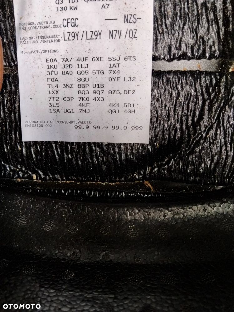 Audi Q3 Drzwi klapa cwiartki - 5