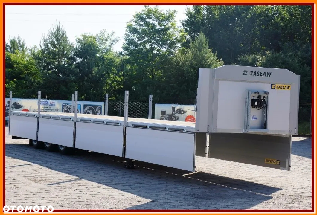 Zaslaw Pokład 13,60 m, MOCNA KRATOWNICA, burty aluminiowe !!! - 16