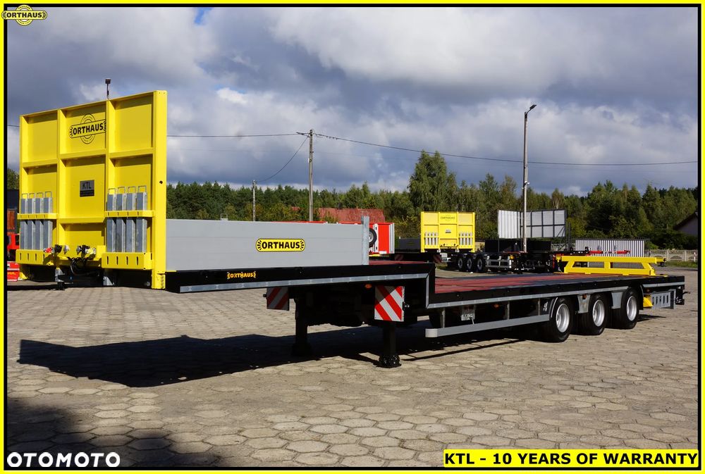 Orthaus Naczepa JUMBO dł. 13.60 m, kontenery 20, 30, 40  Ft ład. 39 T !!! - 2