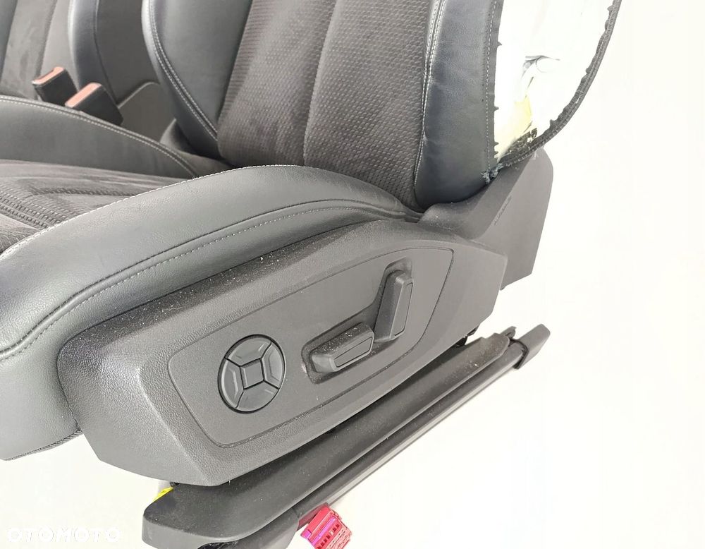 FOTELE KANAPA KOMPLET AUDI A7 C8 4K S-LINE SKÓRA-ALCANTARA - 8