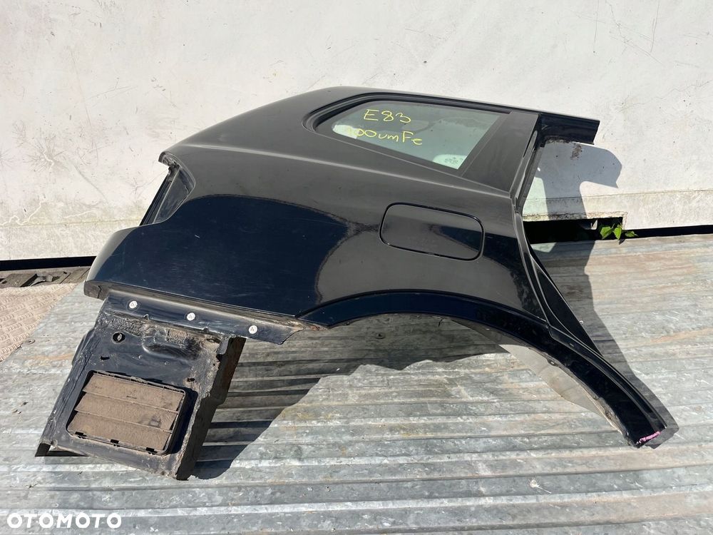 Blotnik cwiartka poszycie prawy tyl 668/9 668 SCHWARZ czarny BMW X3 E83 ORG - 6