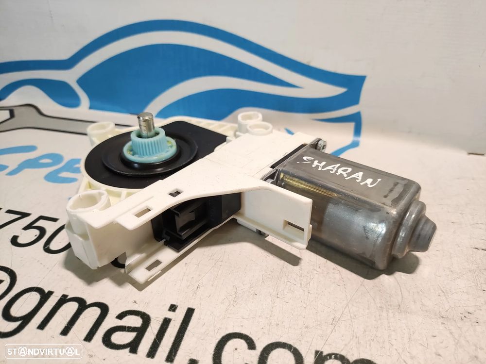 MOTOR SISTEMA ELEVADOR VIDRO VIDROS PORTA TRASEIRA TRÁS DIREITA VW VOLKSWAGEN SHARAN 7N1 7N2 8K0959801B 8K0 959 801 B AUDI PORSCHE SEAT LAMBORGHINI - 1