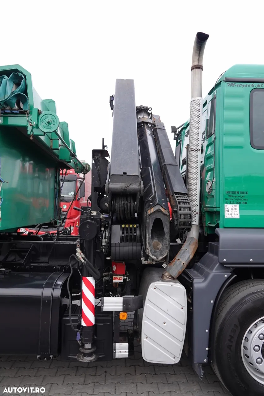 MAN TGS 26.400 / 6X4 / BASCULANTE + HDS PALFINGER PK 16502 / HYDROBURTA / BORDMATIC / IMPORTAT - 18