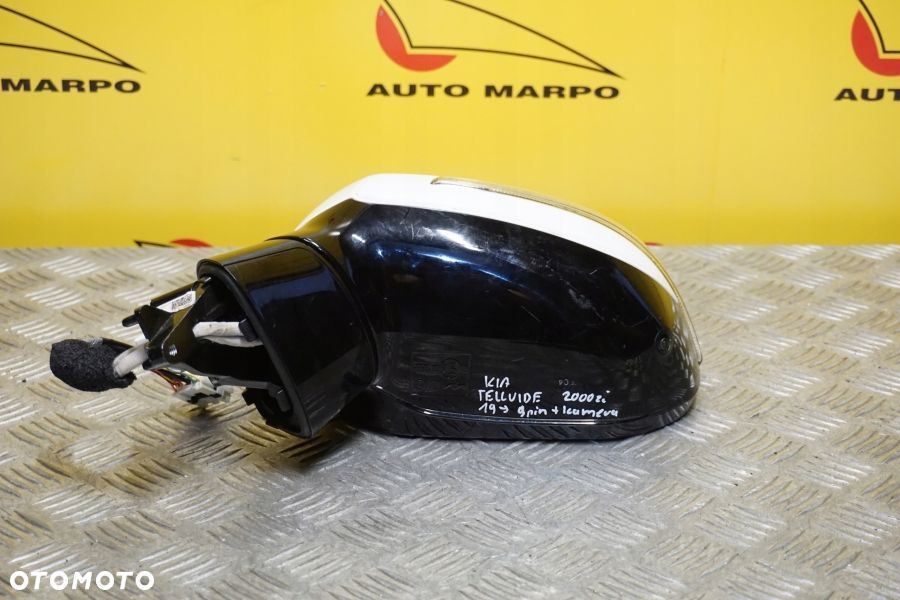 KIA TELLURIDE 2020 - 2022 Lusterko Zewnętrzne Lewe 9 Pin Kamera USA - 6