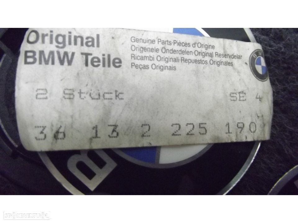 bmw centros de jante e caricas novas e originais - 2