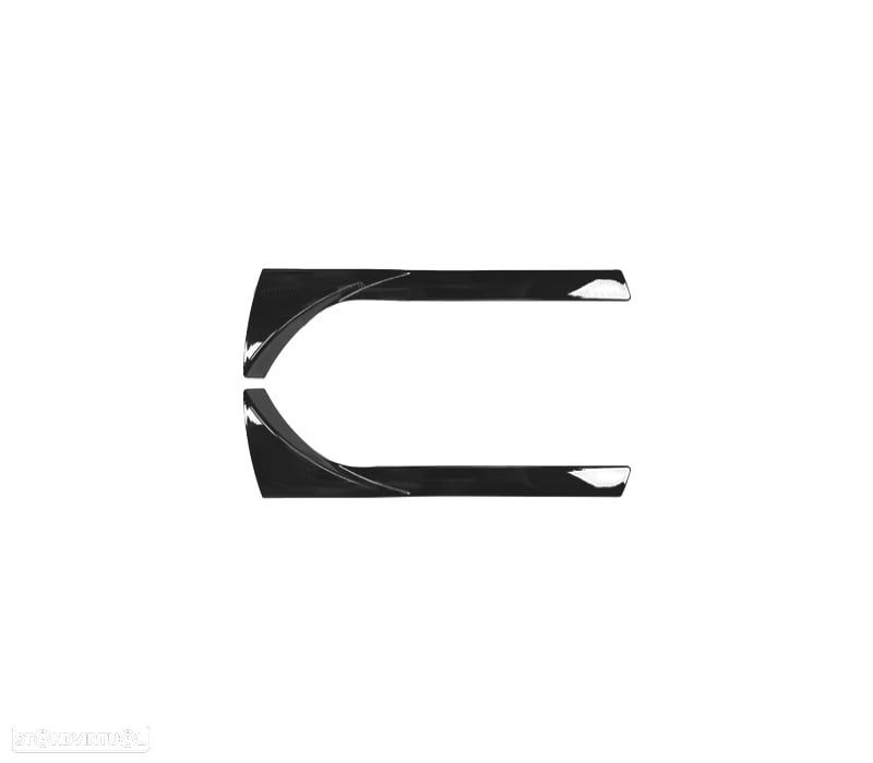 EXTENSÕES LATERIAS DE AILERON VOLKSWAGEN VW TIGUAN 16-20 PRETO BRILHANTE - 2