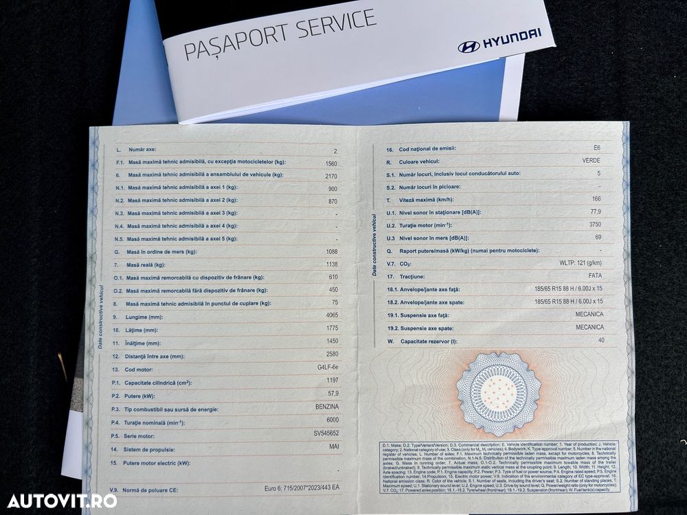 Hyundai i20 1.2 L 79CP 5DR Comfort - 24