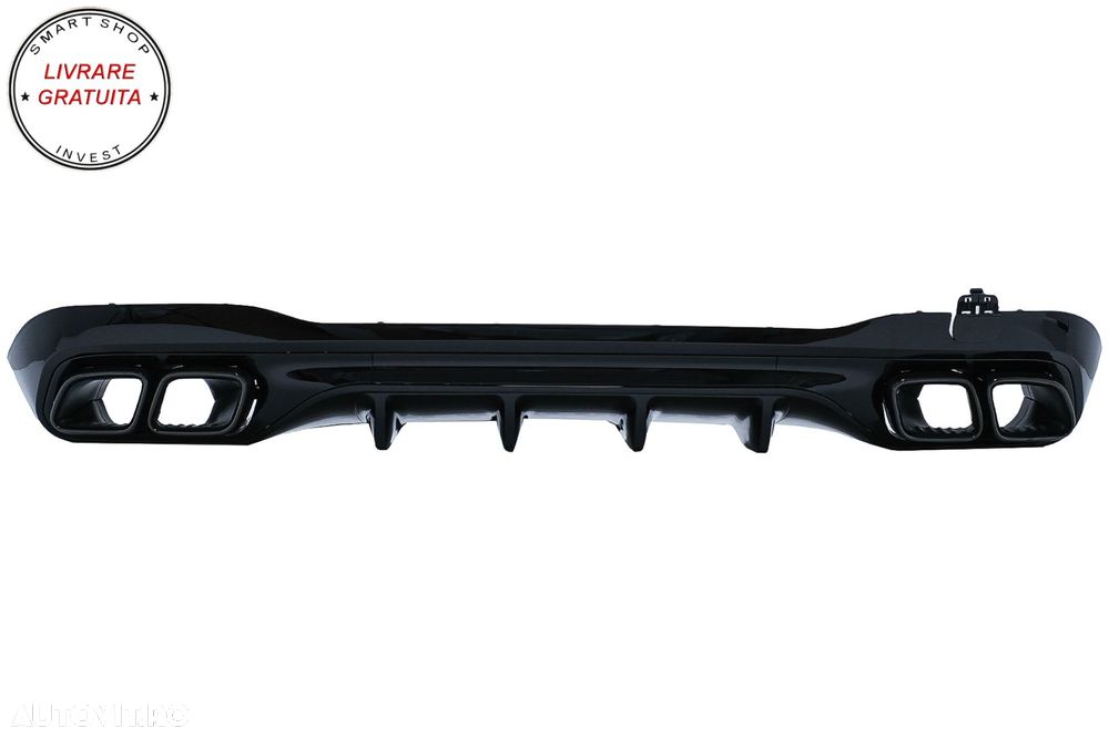 Difuzor pentru bara spate Mercedes C Class W206 S206 Sport Line (2021+) C63 Design- livrare gratuita - 1