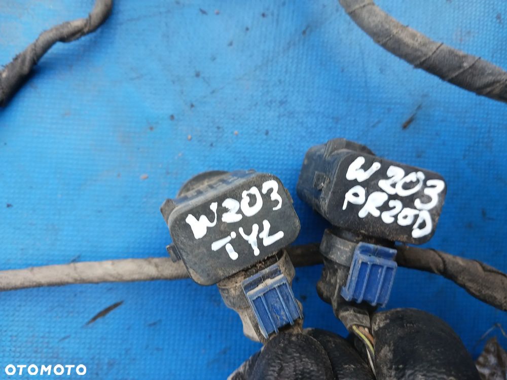 Mercedes 4X Czujnik parkowania PDC WIĄZKA MERCEDES tył tylny c klasa e klasa ML 0263003167 0015427418 W203 W209 W210 W211 W220 W163 W168 W215 W 251 S203 C203 ORYGINAŁ - 3