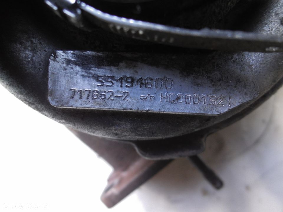 TURBOSPRĘŻARKA LANCIA THESIS 2,4JTD FIAT ALFA 55191600 - 2