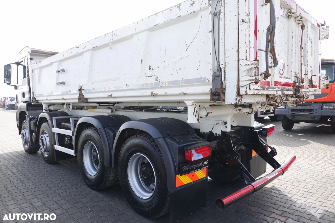 MAN TGS 35.400 / 8x4 / BASCULANTE / BORDMATIC / HYDROBOARD / ANVELOPE 100% - 17