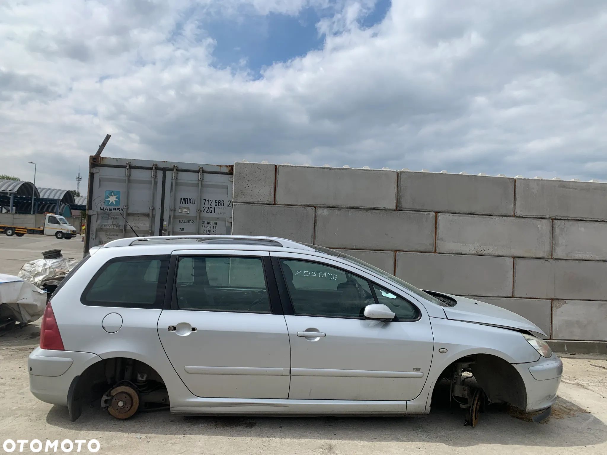PEUGEOT 307SW 2005 *SAMOCHÓD NA CZĘŚCI* 584 MASKA LAMPA DRZWI LUSTERKO ZDERZAK GRILL BŁOTNIK KLAPA BELKA PRAWE LEWE PRZÓD TYŁ - 1