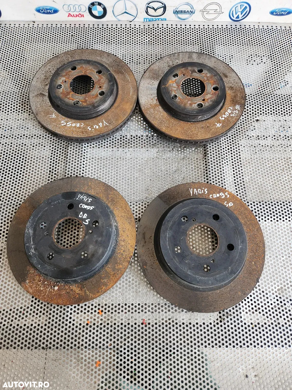 Set 4 Discuri Frana Toyota Yaris Cross Yaris 4 1.5 Benzina Hybrid An 2020-2021-2022-2023-2024 Fara - 3