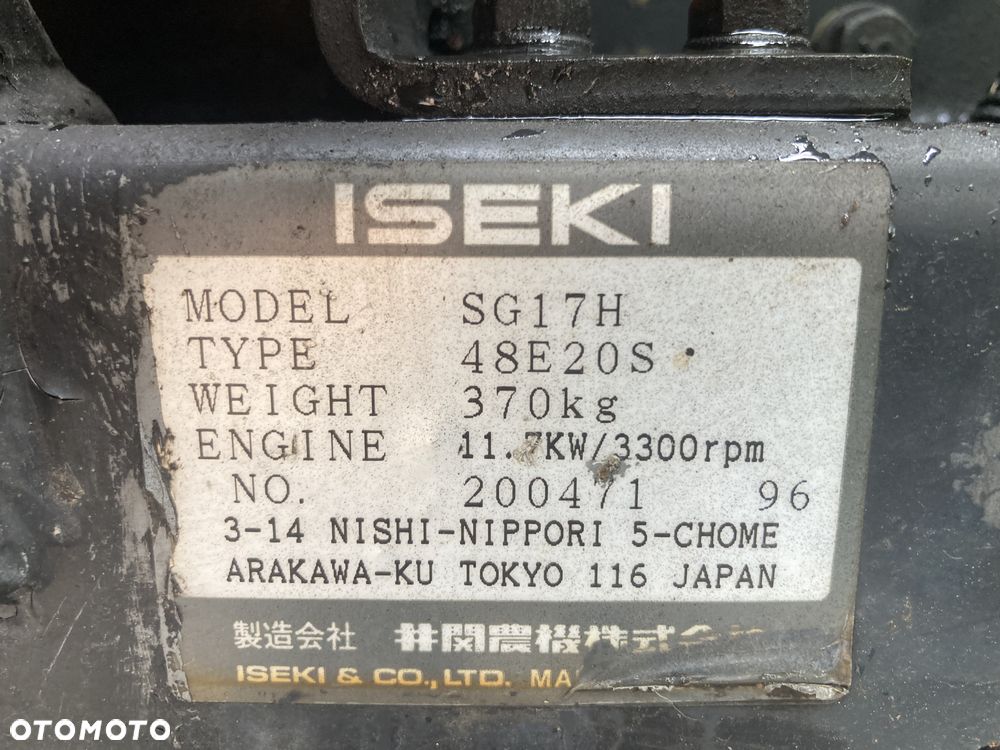 Iseki Traktorek SG 17 H - 13