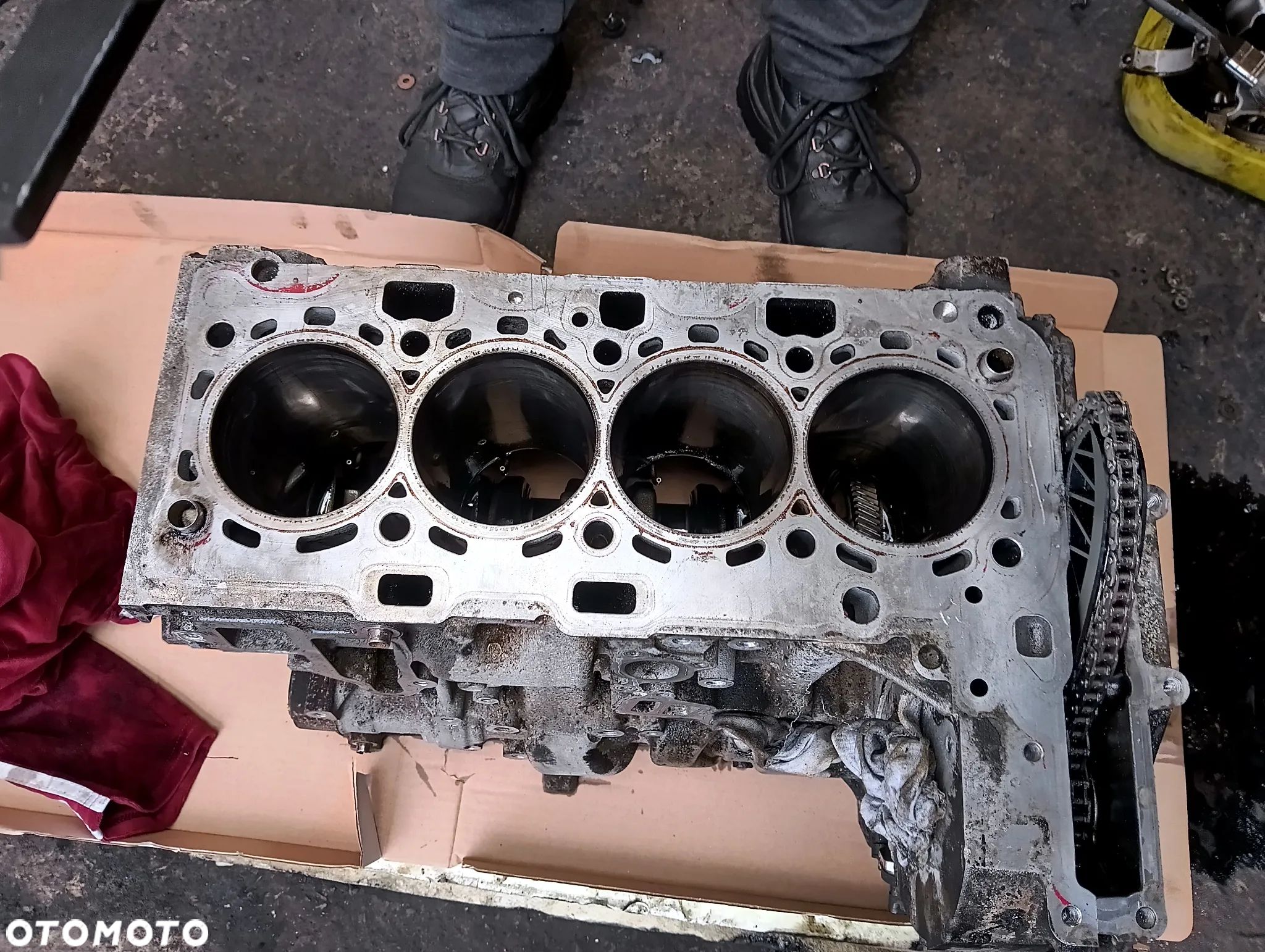 bmw f20 f21 f30 2.0d 15r b47d20a blok silnika wal korbowy panewki tloki pompa oleju 851375608 - 1