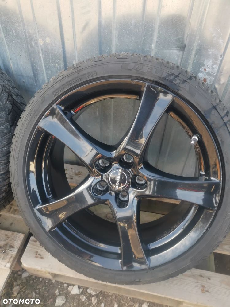 ALUFELGI KOŁA ALUMINIOWE R18 5X114,3 ET50 OPONY ZIMOWE FULDA 225/40 - 5