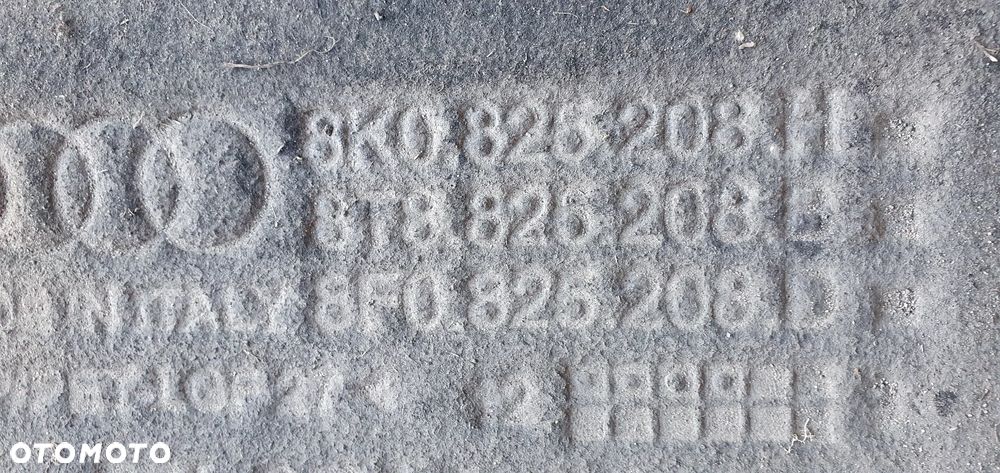 Osłona płyta podwozia prawa Audi A4 B8 8K0825208H - 6