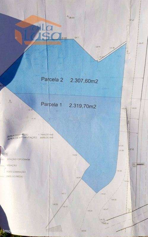 Duas Parcelas de Terreno com  4.627,30 m2 no centro dos Carvalhos p... - Grande imagem: 3/11