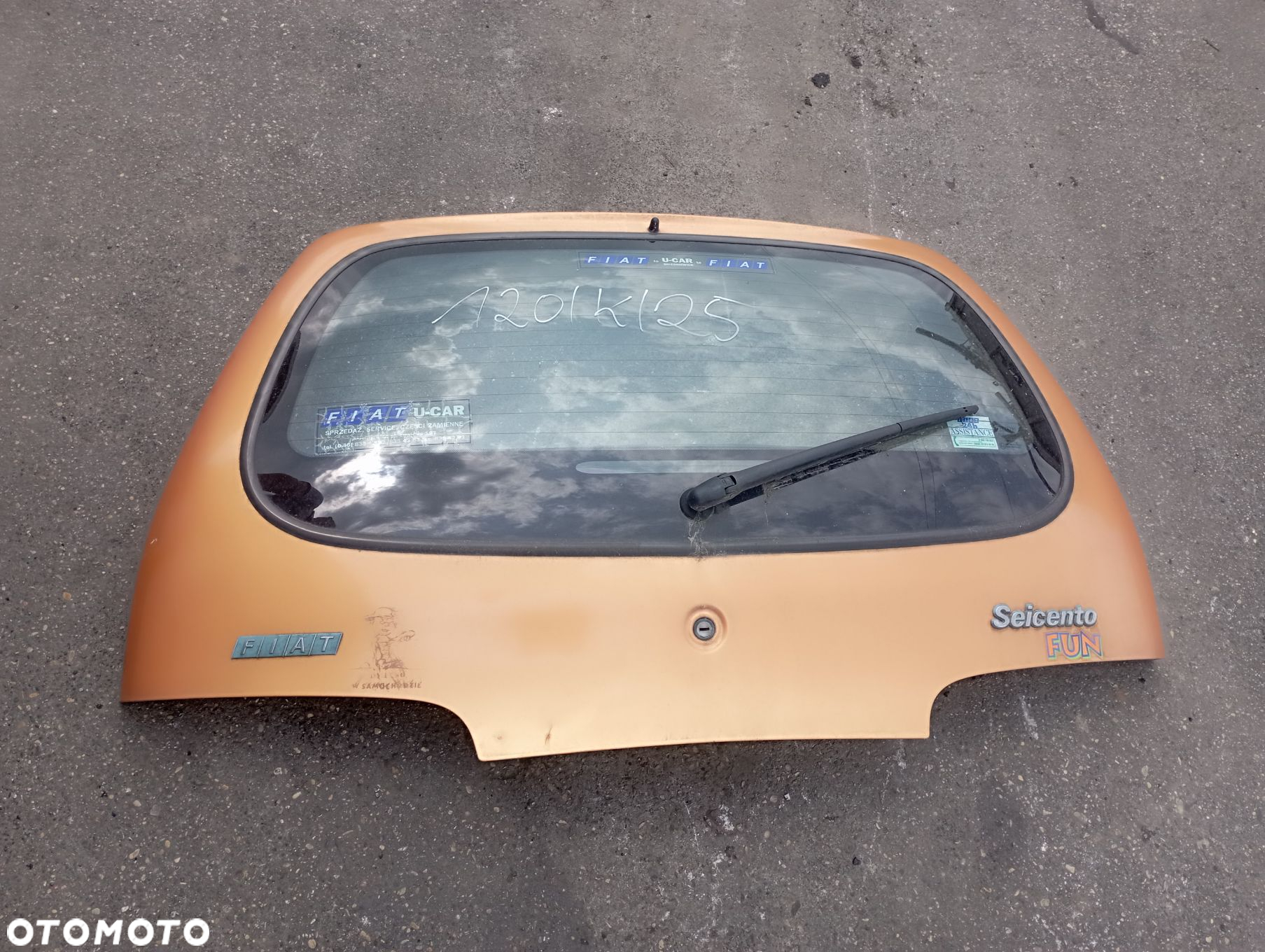 KLAPA BAGAŻNIKA

 FIAT
 SEICENTO 510/A - 5