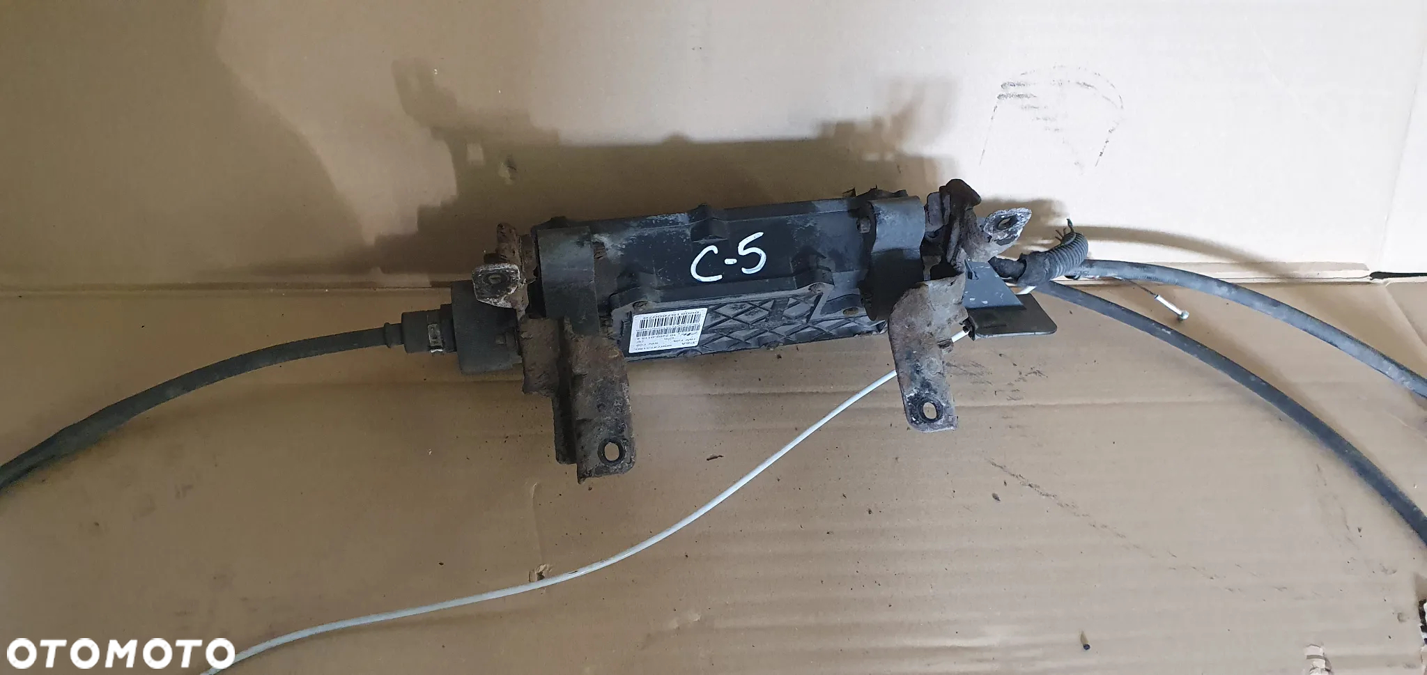 Mechanizm hamulca ręcznego elektryczny Citroen C5 III 9687473180 - 2