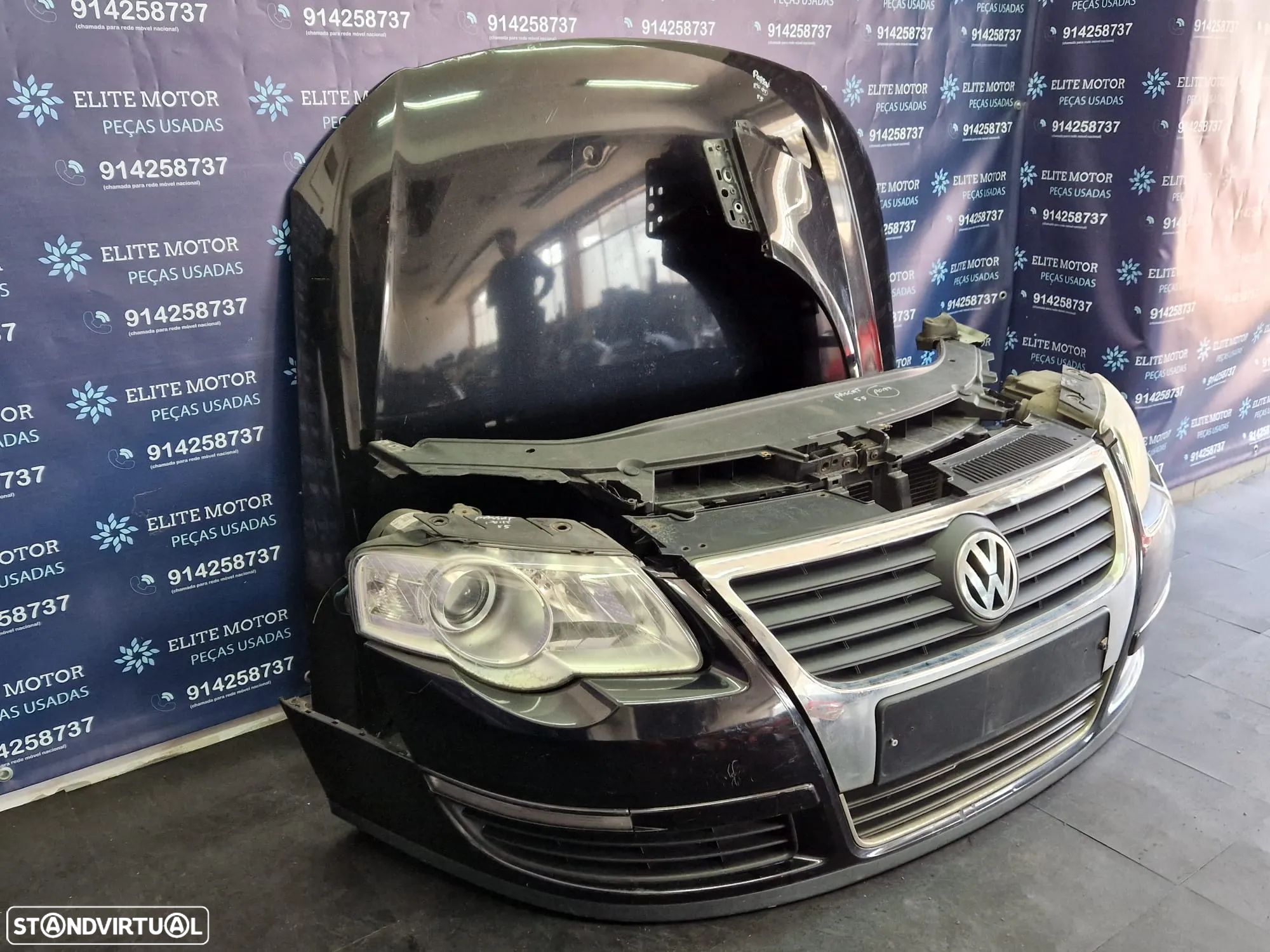 Frente completa usada VW PASSAT B6 2.0 TDI capot parachoques oticas guardalamas - 1