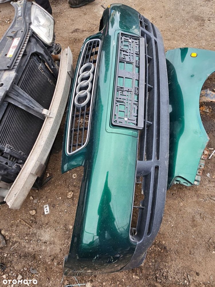 PAS PRZEDNI ZDERZAK BŁOTNIK LAMPA MASKA AUDI A3 8L EU ZIELONY 3D - 3
