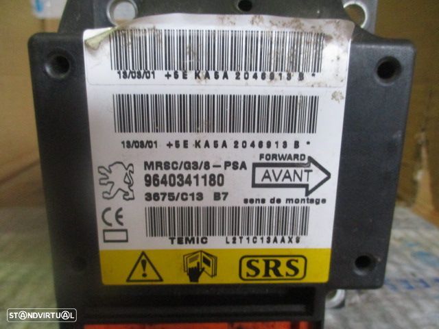 Modulo Airbag 9640341180 PEUGEOT 607 2003 - 1