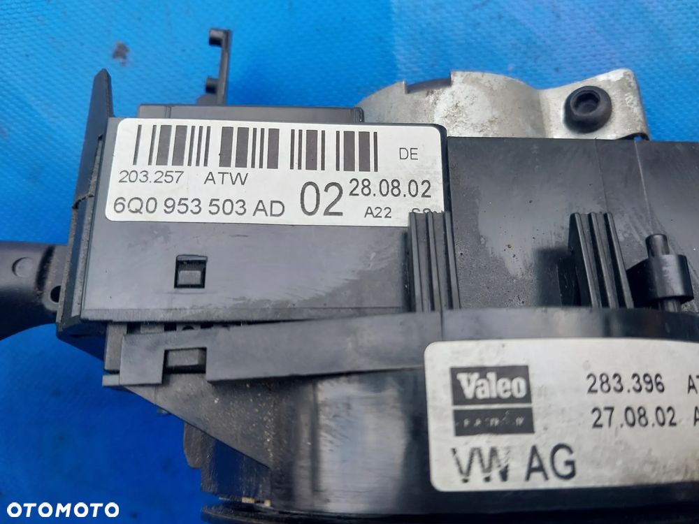 Przełącznik zespolony manetki Volkswagen Polo IV 9N Seat Ibiza Transporter 6Q0953503AD zwijak airbag taśma poduszki powietrznej przełącznik pod kierownice kierunkowskazów - 3