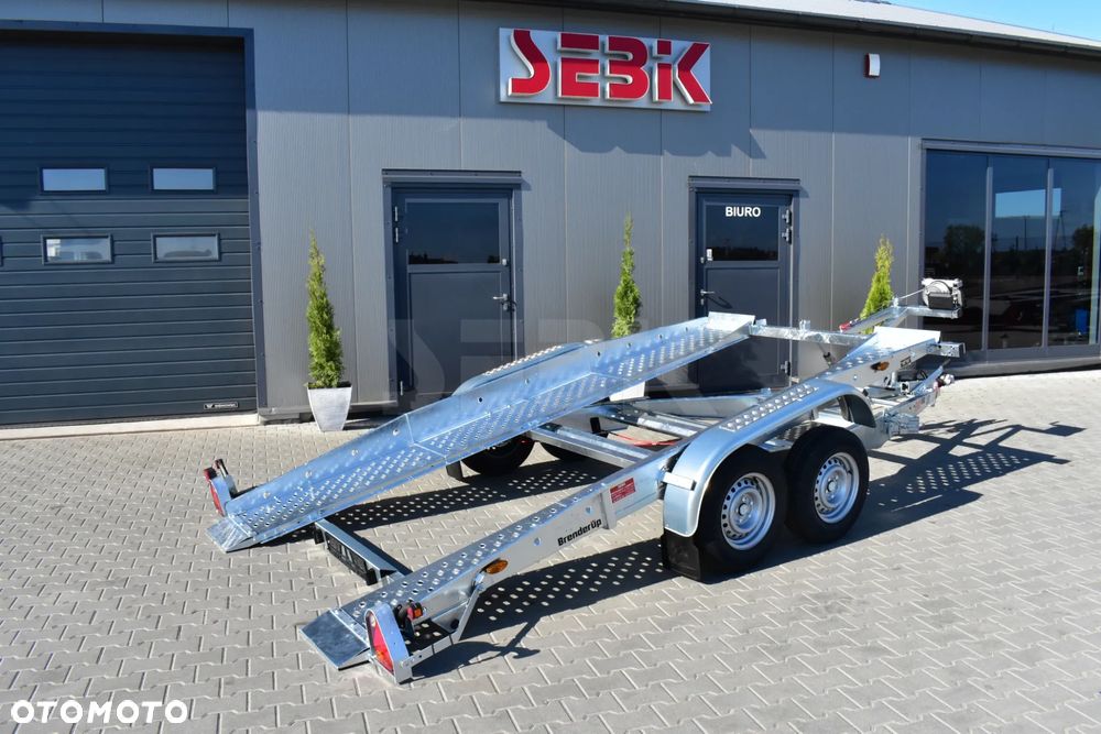 Brenderup SUPER MOCNA LAWETA 2513 GT Uchylana hydraulicznie. - 9