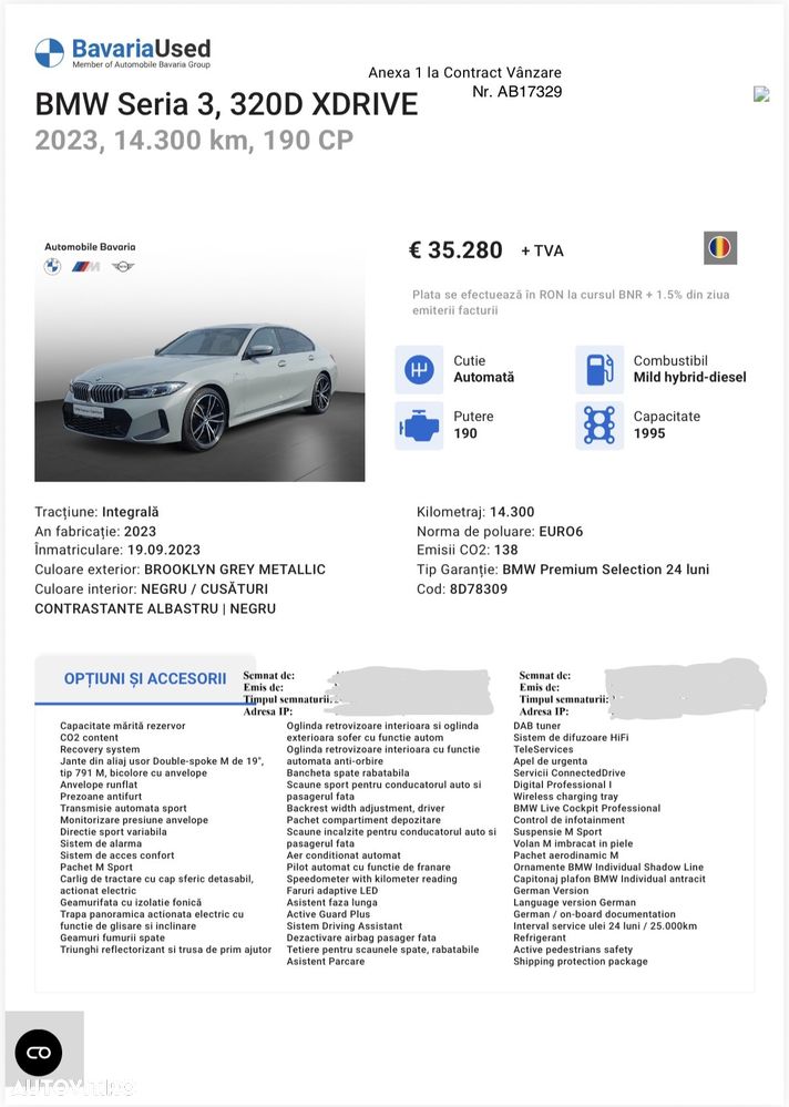 BMW Seria 3 320d xDrive Aut. M Sport - 12