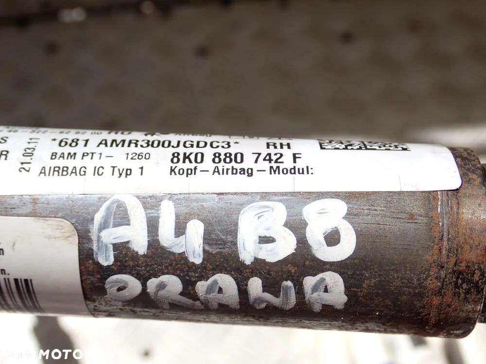 KURTYNA BOCZNA- PEUGEOT 308 T9, OPEL MOKKA, MERCEDES W176, SUZUKI SWIFT MK4, HYUNDAI I40, HYUNDAI IX35,ROVER VOGUE L405, AUDI A4 B8 AVANT, AUDI A4 B8, AUDI A4 B8 SEDAN, MERCEDES W163 ML, PEUGEOT 208 II, VW GOLF VII, AUDI A6 C6, AUDI A6 C7 KOMBI, AUDI A6 C7 SEDAN - 27