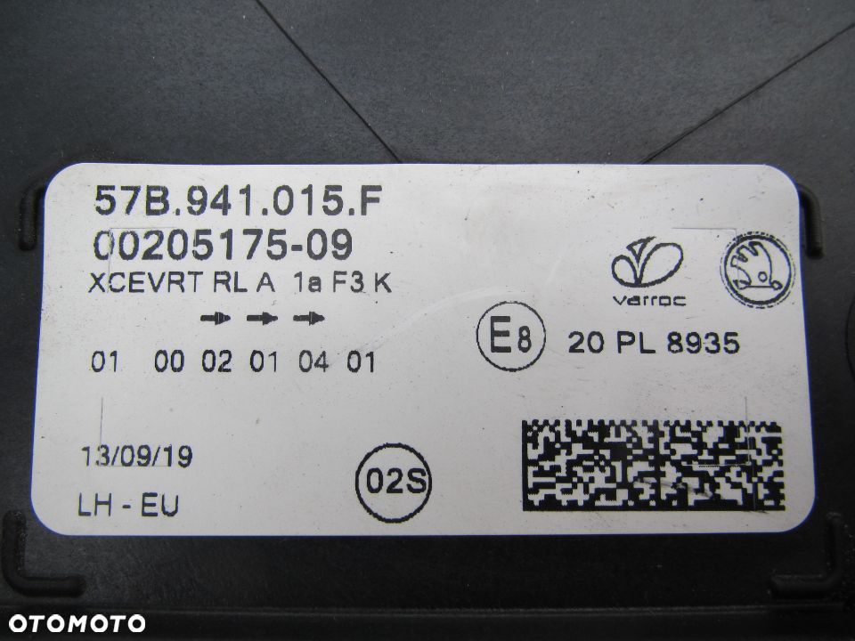 SKODA KAROQ 2018 2019 2020 reflektor FULL LED OE - 4