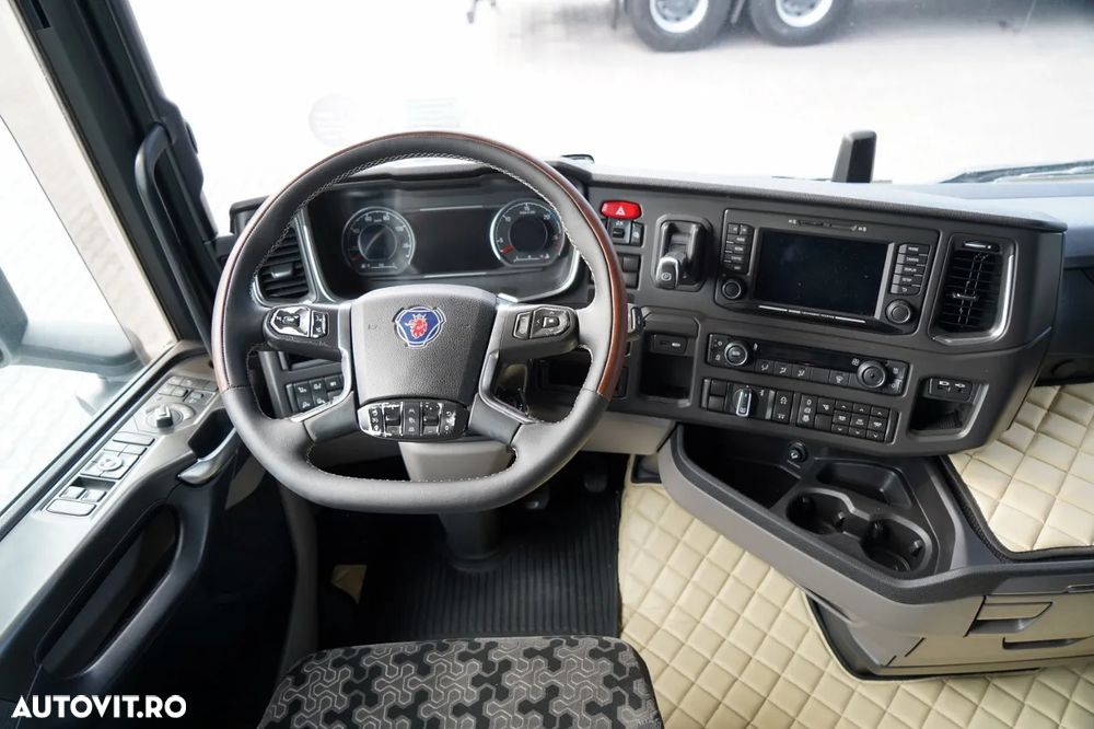 Scania S 450 / CORTINĂ 7,7 M / 60 M3 / SOLO / 6X2 / AXĂ RIDICATĂ / 2019 / - 28