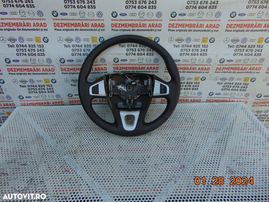 Volan Renault Scenic 3 volan fara airbag megane 3 volan dezmembrez - 1