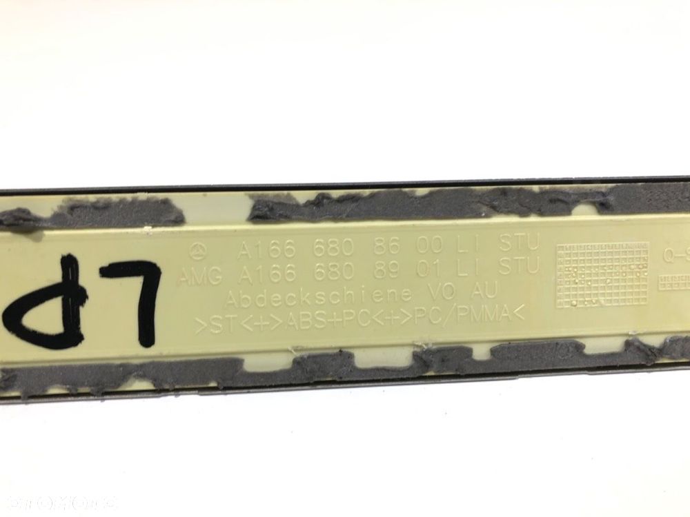 LISTWA NAKŁADKA PROGU PRZÓD LEWA LED  MERCEDES-BENZ GLE (W166) 2015 - 2018 350 d 4-matic (166.024) - 4